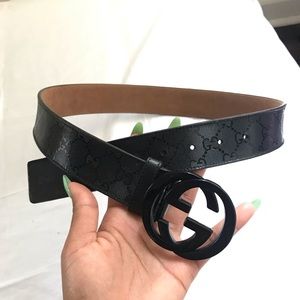 SOLD Gucci Monogram Belt